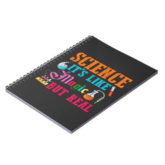 Science Magic Future Scientist Chemistry Student Notizblock (Linke Seite)