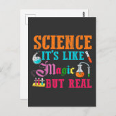 Science Magic Future Scientist Chemistry Student Postkarte (Vorne/Hinten)
