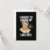 Science Marie Curie Karte (Vorderseite/Rückseite Beispiel)