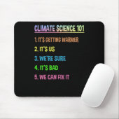 Science März - Geschenk des Earth Day zum Klimawan Mousepad (Mit Mouse)