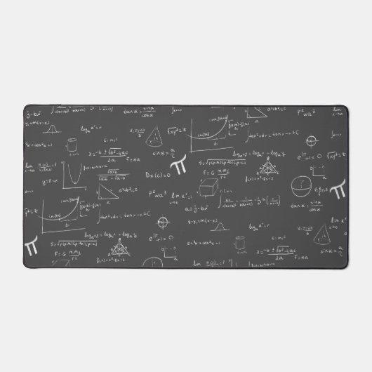 Science-Mathe-Formeln-Uni Schreibtischunterlage (Vorderseite)