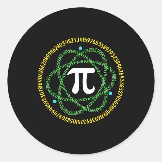 Science Mathematik Lehrer Shirts Runder Aufkleber (Vorderseite)