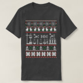 Science Medical Labrador Ugly Christmas Sweater Ch T-Shirt (Design vorne)
