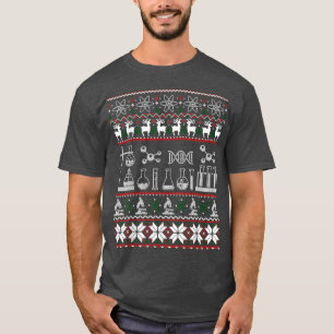 Science Medical Labrador Ugly Christmas Sweater Ch T-Shirt