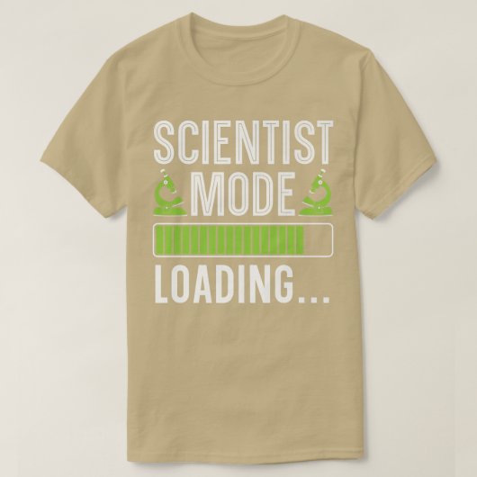 Science Mode Loading Scientific Biology Chemistry T-Shirt (Design vorne)