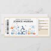 Science Museum Gift Certificate Einladung (Vorderseite)