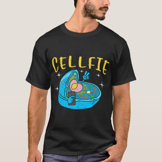 Science Nerd Cellfie Earth Take Selfie Scientists T-Shirt (Vorderseite)