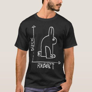 Science Nerd Duck oder Kaninchen Physik Mathematik T-Shirt