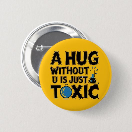 Science Nerd ohne u Chemielehrer Button (Vorne & Hinten)