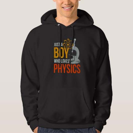 Science Nerd Physiker nur ein Junge, der Liebe Phy Hoodie (Vorderseite)