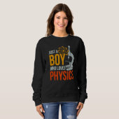 Science Nerd Physiker nur ein Junge, der Liebe Phy Sweatshirt (Vorne ganz)