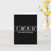 Science Nerd Vater Funny Vathers Day Element Perio Karte (Gelbe Blume)