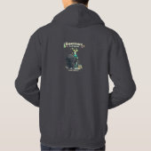 Science Ninja – Cute Chemist Cartoon DesigCamiseta Hoodie (Rückseite)