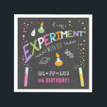 Science Paper Napkin Experiment Labrador Geburtsta Serviette<br><div class="desc">Diese fantastischen Papierservietten sind eine tolle Ergänzung zu Ihrem Party! Thema Wissenschaft.</div>