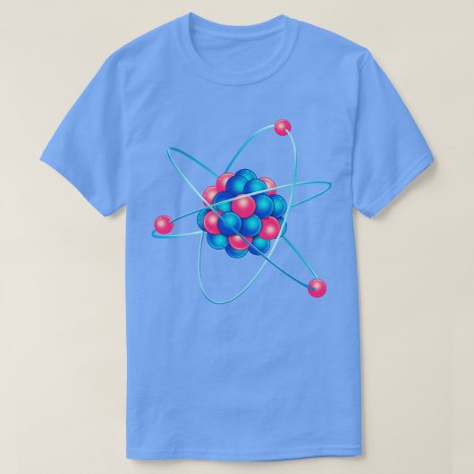 Science Particle Atom Chemie T-Shirt (Design vorne)