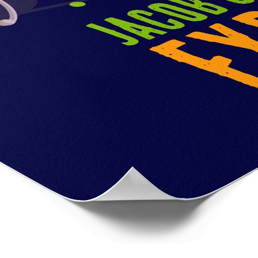 Science Party Begrüßungszeichen Poster (Ecke)