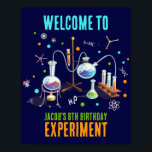 Science Party Begrüßungszeichen Poster<br><div class="desc">Herzlich willkommen in unserem Chemistry Set Welcome Sign - dem fantastischen Party zum naturwissenschaftlichen Kindergeburtstag! Dieses faszinierende Begrüßungszeichen zeichnet sich durch ein chemisches Set-Design mit neonfarbenen Akzenten aus, das den perfekten Ton für Ihre Wissenschaftsfeier bildet. Hang es am Eingang, um deine Gäste zu begrüßen und sie für einen Tag voller...</div>