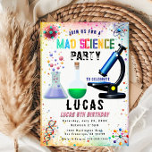 Science Party Einladung zum Geburtstag