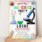 Science Party Einladung zum Geburtstag