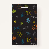 Science Party ID Abzeichen Scientist Abzeichen Ausweis (Rückseite)