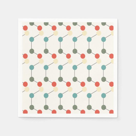 Science Party Laboratory Chemistry Fair Birthday Serviette (Vorderseite)