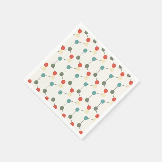 Science Party Laboratory Chemistry Fair Birthday Serviette (Ecke)