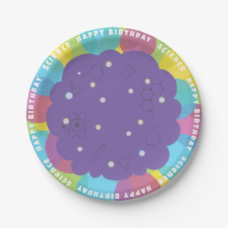 Science Party Plate - Kindergeburtstag Party Pappteller