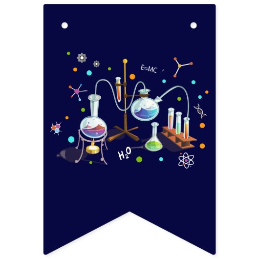 Science Party Wimpelkette (Erste Fahne)