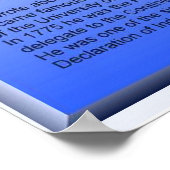 Science Physical Electricity Benjamin Franklin Poster (Ecke)