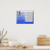 Science Physical Electricity Benjamin Franklin Poster (Küche)