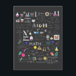 Science Physik Mathematik Chemie Biologie Astronom Postkarte<br><div class="desc">Das perfekte Geschenk,  wenn Sie Chemie lehren oder ein Lehrer für Naturwissenschaften in der Schule oder Universität sind. Ein lustiges Science-Apparel.</div>