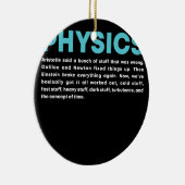 Science Quantum Mechanic Nerd Geek Physics Keramik Ornament (Rechts)
