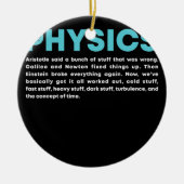 Science Quantum Mechanic Nerd Geek Physics Keramik Ornament (Vorne)