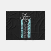 Science Quote Gift, You , You Energy  Fleecedecke (Vorderseite (Horizontal))