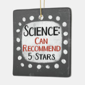 Science Review 5 Stars Ornament (Links)