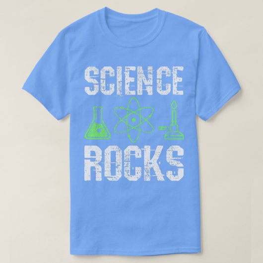 Science Rocks Biologe Chemie Physiker Lehrer T-Shirt (Design vorne)