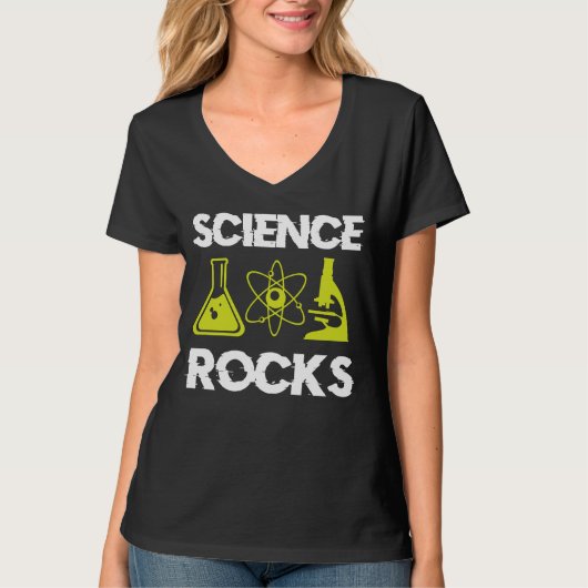 Science Rocks Chemie T-Shirt (Vorderseite)