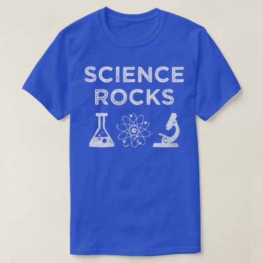 Science Rocks Chemistry Physics & Biology Teachers T-Shirt (Design vorne)