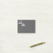 Science Rocks Flask Beaker Stones Scientist Post-it Klebezettel (Auf Schreibtisch)