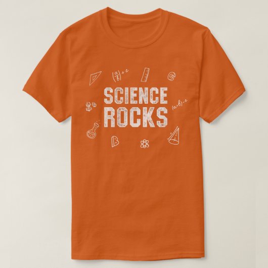 Science Rocks Funny Math Biology Chemistry T-Shirt (Design vorne)