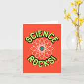 Science Rocks! Hinweis und Grußkarten Karte (Gelbe Blume)