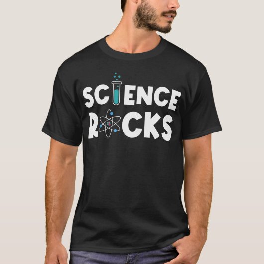 Science Rocks Scientist Chemistry Physics Funny fr T-Shirt (Vorderseite)