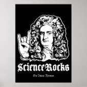 Science Rocks Sir Isaac Newton Poster (Vorne)
