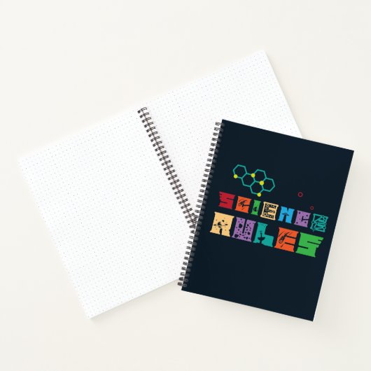 Science Rules Notebook Notizblock (Innenseite)