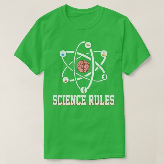 Science Rules Physical Chemistry Scientist Laborat T-Shirt (Design vorne)
