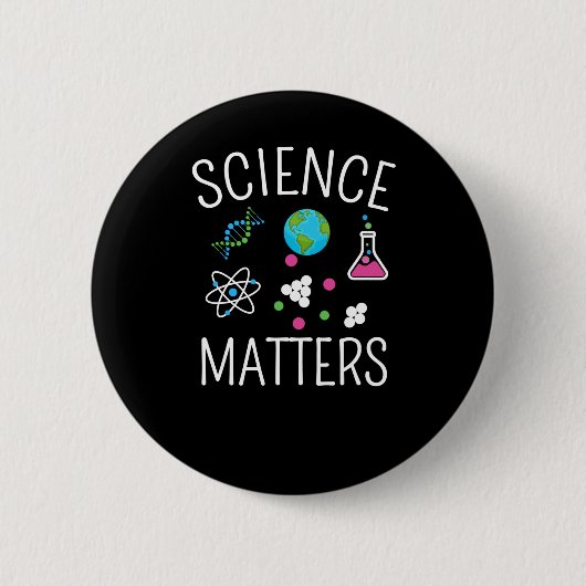 Science S - Funny Science Pucker1 Button (Vorderseite)