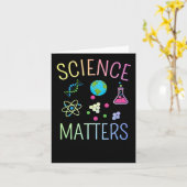 Science S - Funny Science Pucker Karte (Gelbe Blume)