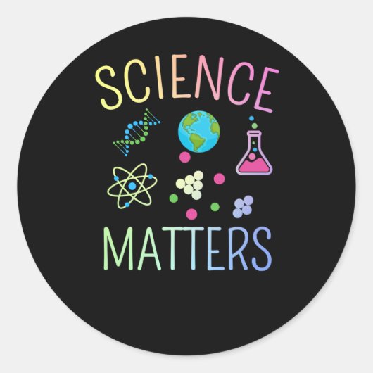 Science S - Funny Science Pucker Runder Aufkleber (Vorderseite)