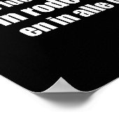 Science Schwarz-weiß Mars Globe Marsman Poster (Ecke)