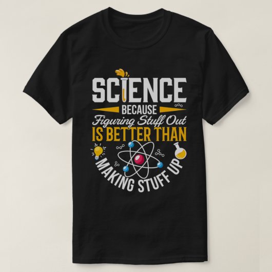 Science , Science , Science Is Real, Science Premi T-Shirt (Design vorne)
